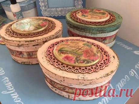 Shabby Chic jewelry box - Tutorial