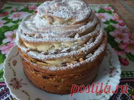 Пасхальный кулич-краффин. Самый простой и вкусный рецепт