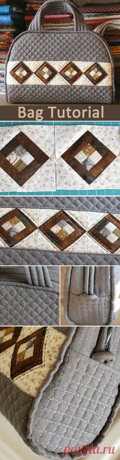 How to sew a bag in patchwork &amp; quilting technique. DIY tutorial in pictures.
Лоскутная сумка https://www.handmadiya.com/2015/09/quilt-patchwork-bag.html