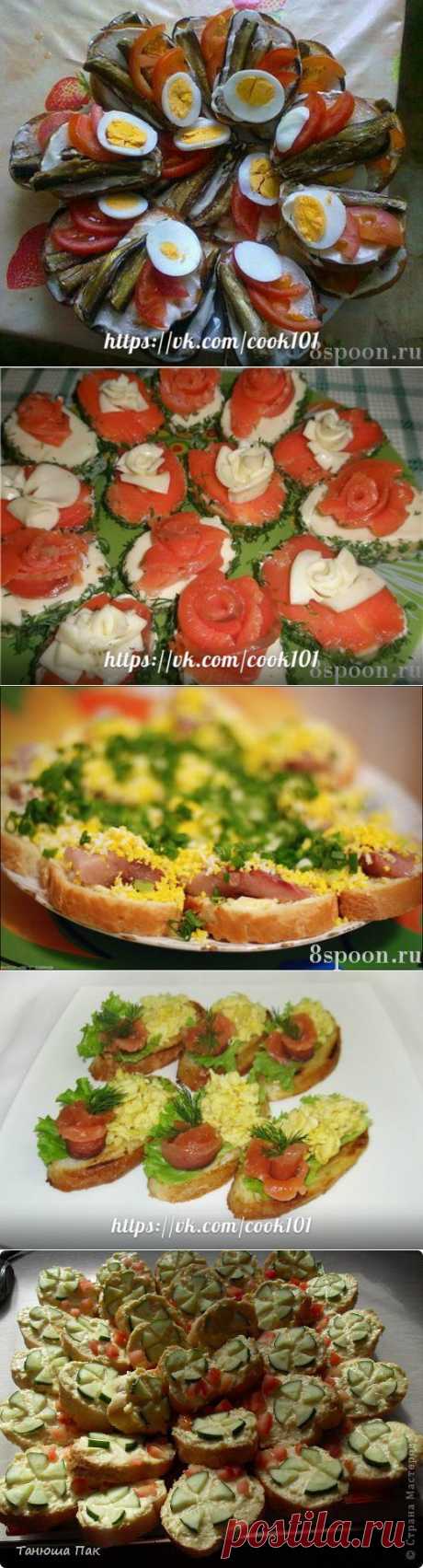 Бутерброды к празднику - Простые рецепты Овкусе.ру