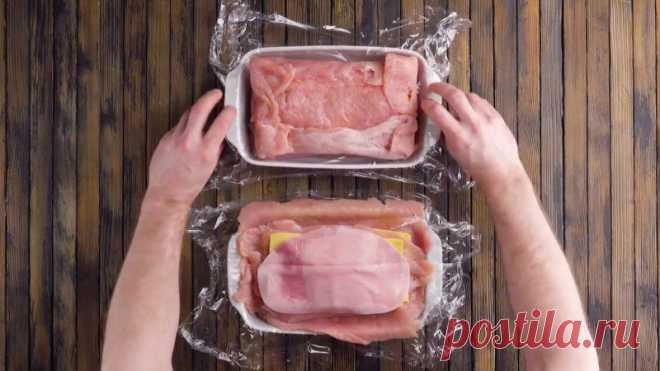 Складываем в форму 4 кг мяса. Дальше будет только интереснее!