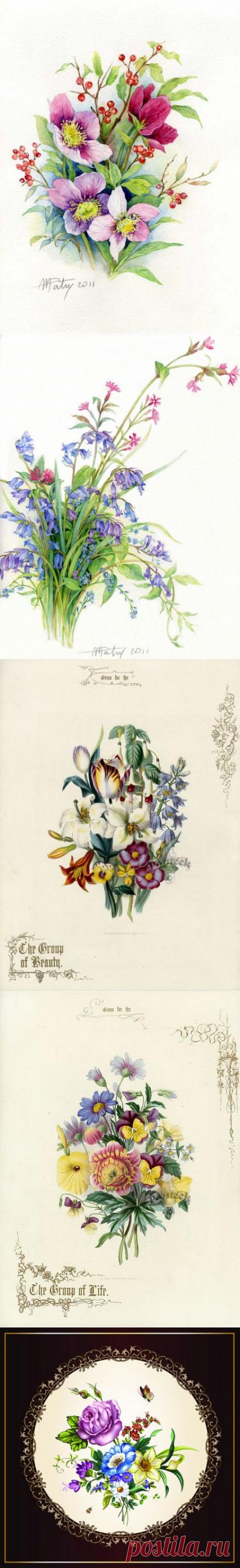 Цветочный сборник. Для творчества.