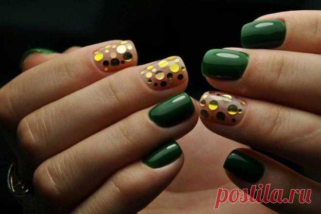 Зеленый маникюр 2021 (50 фото) - красивые и модные идеи дизайна ногтей Делимся интересными идеями зеленого маникюра в 2021 году - матовый, темный, светлый, пастельный, черно-зеленый, желто-зеленый, серо-зеленый, с фольгой, втиркой и многие другие!