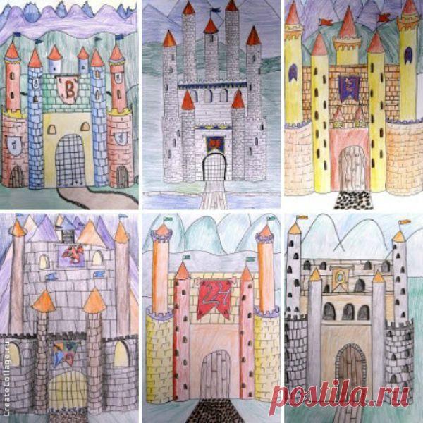 рисование замка для детей: 18 тыс изображений найдено в Яндекс.Картинках