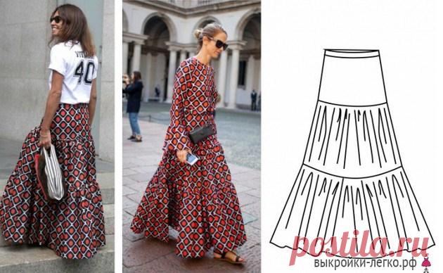 ШЬЕМ КРАСИВУЮ ЛЕТНЮЮ ЮБОЧКУ: ПРОСТЫЕ ВЫКРОЙКИ С ОПИСАНИЕМ – В РИТМІ ЖИТТЯ