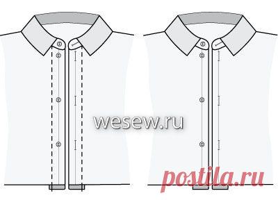 Основы Кроя и Шитья Выкройки своими руками Готовые бесплатные выкройки одежды
Как построить выкройку основы мужской сорочки Застежка