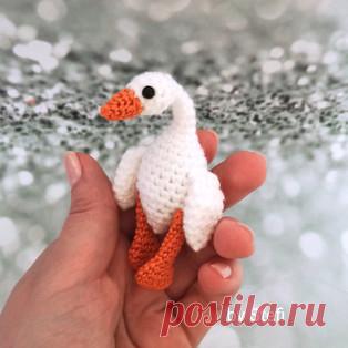 Мини Гусик амигуруми. Схемы и описания для вязания игрушек крючком! Бесплатный мастер-класс 