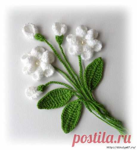 Вязаная аппликация
