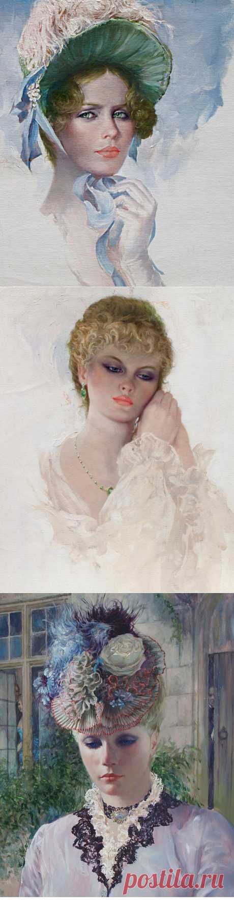 ЖЕНЩИНА Английский художник Walter Wyles.