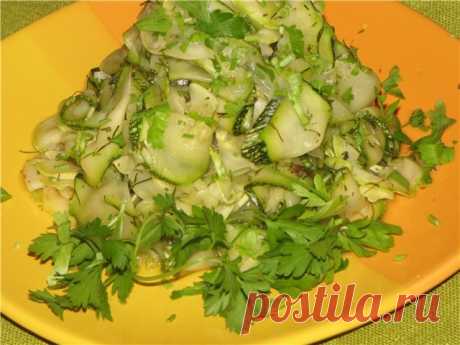 Маринованные кабачки быстрого приготовления / Простые рецепты