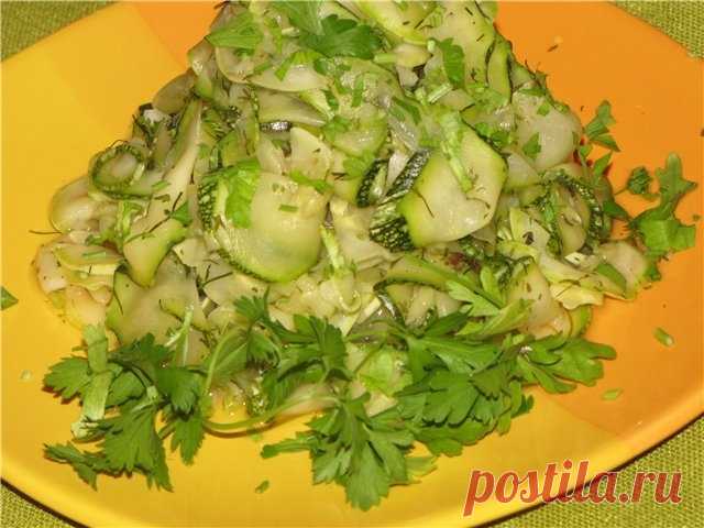 Маринованные кабачки быстрого приготовления / Простые рецепты