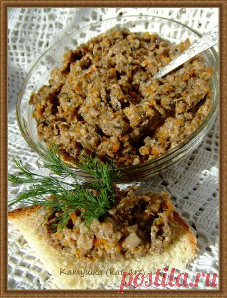Грибная икра с грецкими орехами