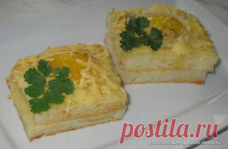 Горячая закуска из яиц.