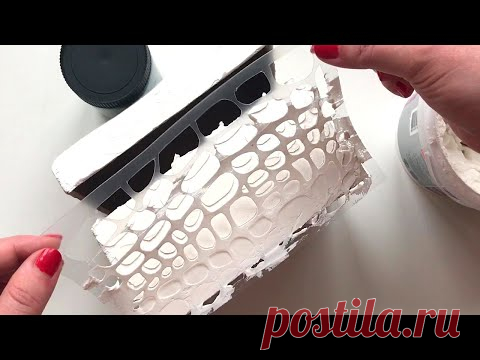 Шкатулка из картона своими руками