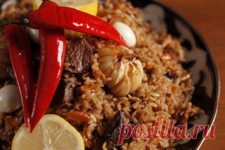 Ферганский плов с бараниной и курдючным салом — рецепт