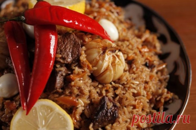 Ферганский плов с бараниной и курдючным салом — рецепт