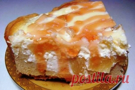 "Творожный пирог с ананасами" Ещё один вкуснейший творожный десерт! Невозможн...