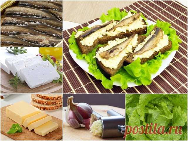 Вкусные бутерброды со шпротами
Предлагаю вашему вниманию простые в приготовлении бутерброды с брынзой и шпротами.

Ингредиенты: 
1 банка шпрот в масле,
100 г сливочного масла,
150 г брынзы,
чеснок по вкусу,
листья салата,
хлеб (тот что любите больше).

Приготовление:
1. Сыр размять, добавить измельченный чеснок и хорошо перемешать. По вкусу, можно добавить немного французской горчицы, это не обязательно, но так бутерброды приобретут особую пикантность.
2. Хлеб слега обжари...