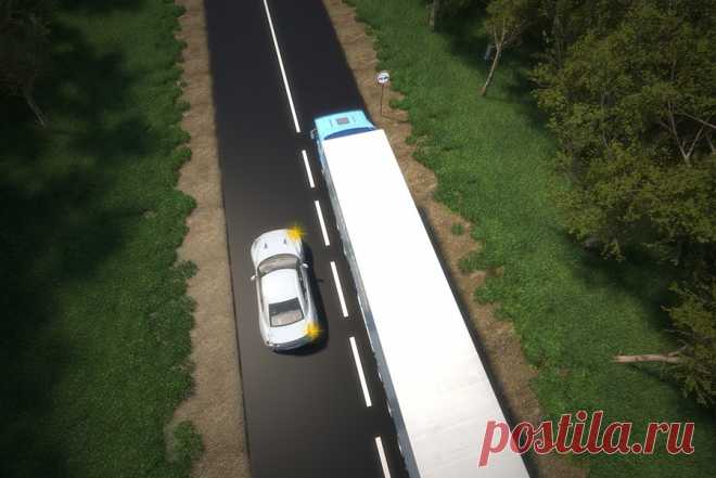 Обгон по правилам, а возврат через сплошную. Нарушение или нет ?