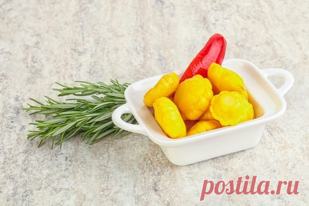 Патиссоны по-болгарски на зиму — Домашняя кулинария