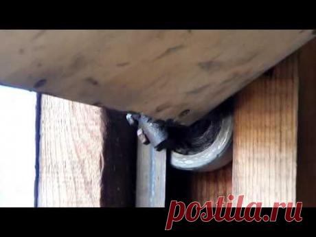 Самодельные подъемные ворота в гараж.