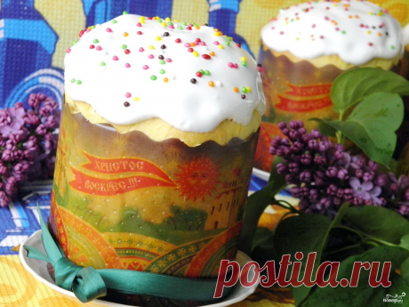 Пасхальный кулич - пошаговый кулинарный рецепт с фото на Повар.ру