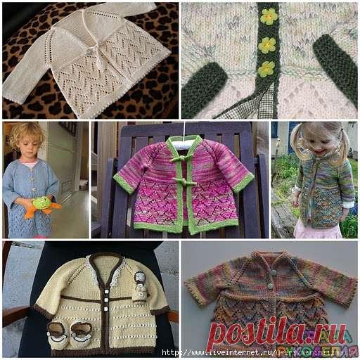 Вязаный детский жакет с регланом - Жакеты.Пуловеры.Свитера - Вязание для детей - Рукоделие