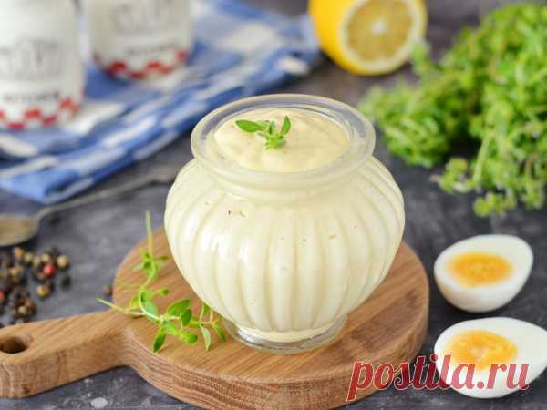 Майонез из вареных желтков — рецепт с фото пошагово