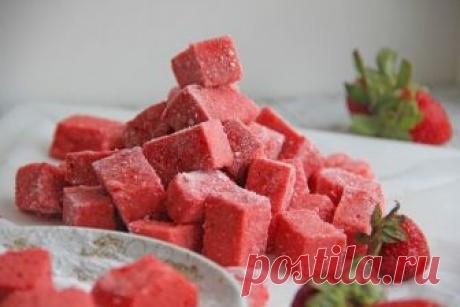 Клубничный рахат-лукум Пошаговые рецепты вкусных блюд с фотографиями. Оригинальные кулинарные рецепты с пошаговыми фотографиями.