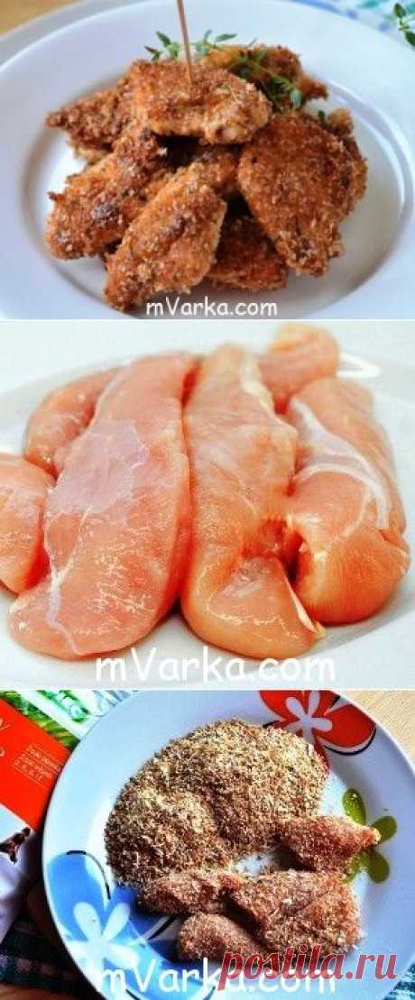 Домашние куриные наггетсы в мультиварке