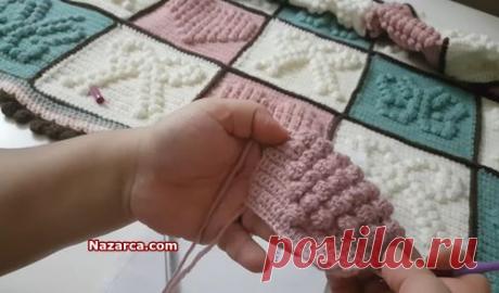 PATLAMIŞ MISIR ÖRNEKLİ BEBEK BATTANİYE TÜRKÇE VİDEOLU | Nazarca.com Popcorn Bebek Battaniyeleri-Mısır Patlağı Örgülü Tığ işi Kabarık desenli Bebek Battaniyesi nasıl yapılır? Türkçe Battaniye Tarifi videolu açıklamalı. Patlamış Mısır örneği olarak ta bilinen Popcorn örnekli Bebek Battaniyeleri için burada onlarca bu örnek ile yapılan modellere bakır değişik Battaniye ve Popcorn Tığ örnekleri de görebilirsiniz. Ayrıca Tığ işi Popcorn Bebek Battaniyeleri tek mil denilen bütün...