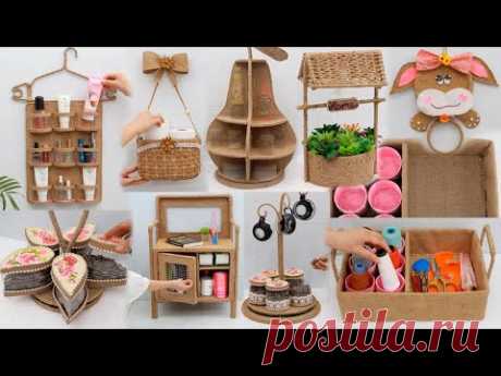Don't throw Used Items ! 10 super Space Saving Craft Ideas from that