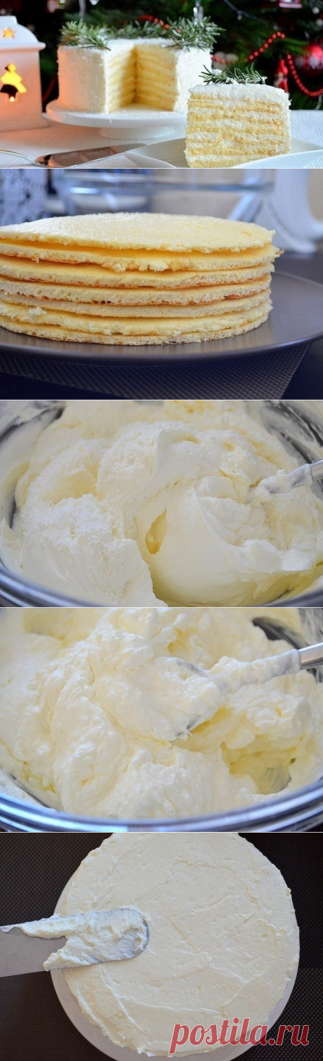 Как приготовить торт кокосовое наслаждение - рецепт, ингридиенты и фотографии