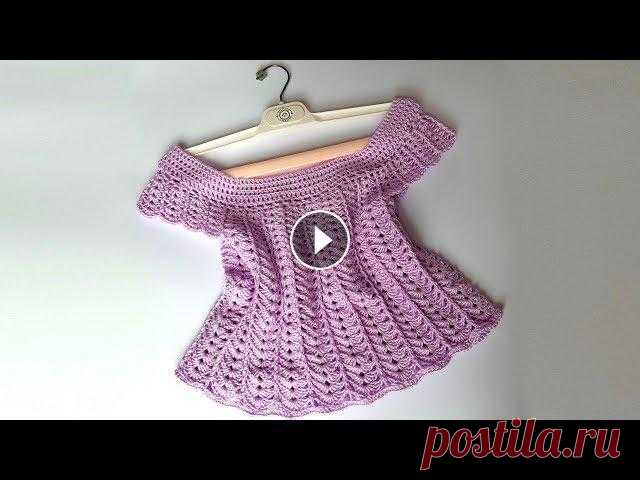 Летний топ сиреневые дали крючком #летнийтоп#короткийтоп#топкрючком...