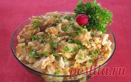 Салат с консервированным тунцом и овощами - Kulinarnyj-Recept.��