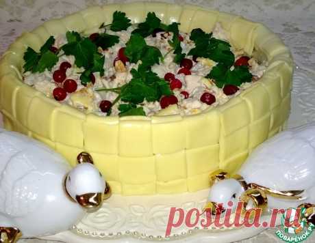 Лукошко с салатом – кулинарный рецепт