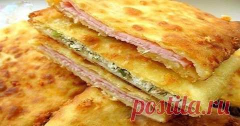 Сырные лепешки на кефире