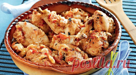 Курица в томатном соусе - Коккинисто, пошаговый рецепт с фото на 613 ккал