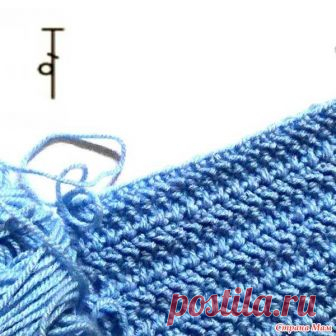 . «Ёлочные» столбики - Herringbone Double Crochet (HBdc). Видео МК Необычный элемент, который в англоязычных источниках называют «ёлочным» столбиком, можно использовать вместо обычного столбика с накидом.
