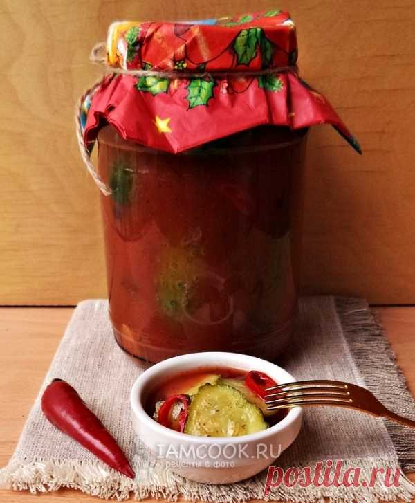 Огурцы с кетчупом и чили