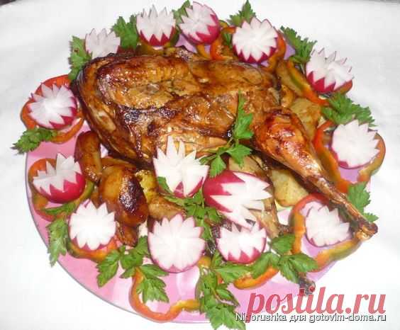 Фазан запеченный • Пернатая дичь (рябчики, тетерева, куропатки)