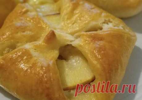 (1) Слойки с яблоками - пошаговый рецепт с фото. Автор рецепта Инна Гришина . - Cookpad