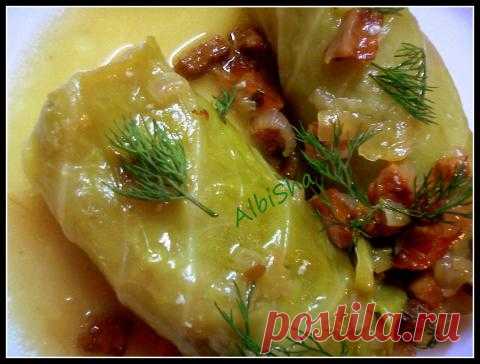 Голубцы с картофелем
