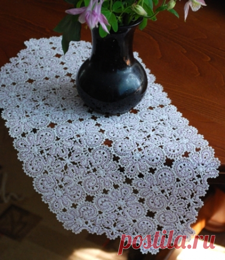 Battenberg Lace Table Runner - Advanced Embroidery Designs