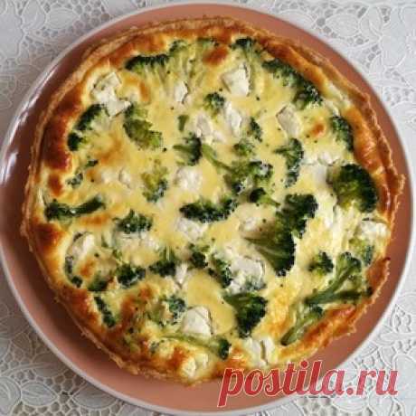Киш с брокколи - кулинарный рецепт