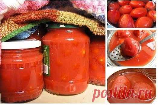 ПОМИДОРЫ В СОБСТВЕННОМ СОКУ! РЕЦЕПТ НА ВЕКА!
