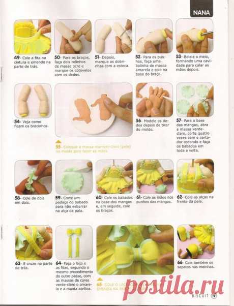 Лепка красивых кукол с фото