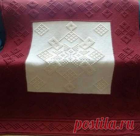Узор Шишечки для пледа