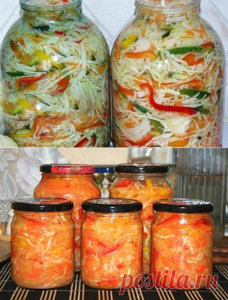 5 вкуснейших рецептов салатов из капусты на зиму