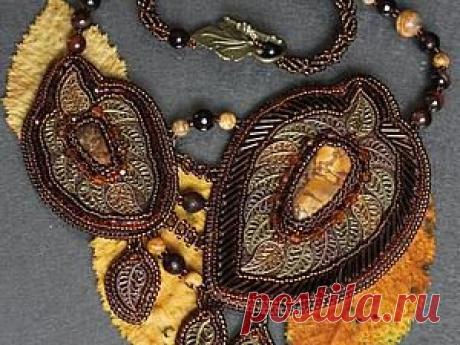 Мастер-класс: колье из бисера &quot;Золотая осень&quot; - Ярмарка Мастеров - ручная работа, handmade